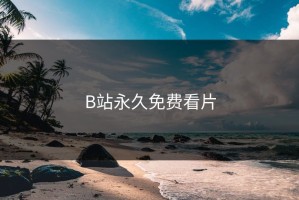 B站永久免费看片